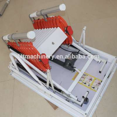 Standard steel retractable automatic telescopic attic ladders/remote control ladder/ladder with handrail