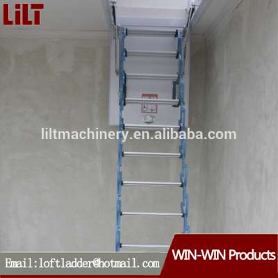 Household aluminum folding retractable stair lift the attic interior padded invisible ladder telescopic ladder