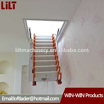 Household aluminum folding staircase, thickened the attic ladders