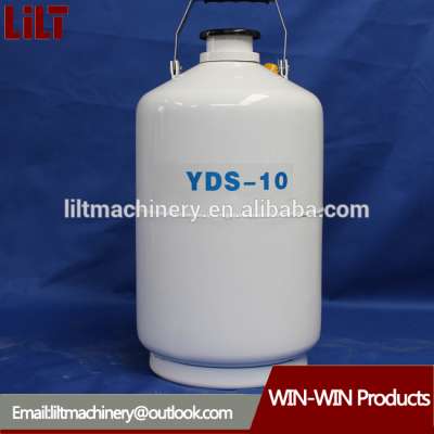 10Liter Chemical liquid nitrogen storage container,semen storage tank, Biological Container For Storage