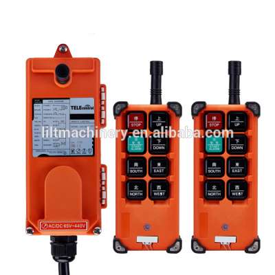 Industrial overhead crane radio remote control systems